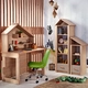Детска етажерка за играчки с рафт и чекмедже My House  - 3
