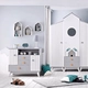 Детски скрин с 2 рафта, 3 чекмеджета и 2 шкафчета Bird House  - 3
