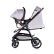 Бебешка сива комбинирана количка 2 в 1 Ултера Облак  - 7