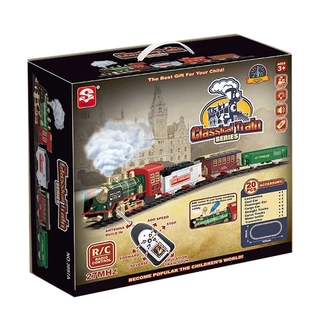 Детски игрален комплект Радиоуправляем влак с пара