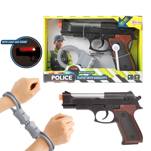Детски пистолет Police с Белезници PAT64394