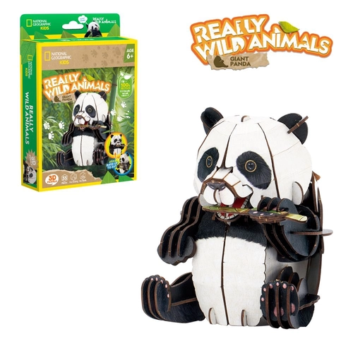 Детски 3D занимателен пъзел Wild Animals Панда 55ч. PAT64448