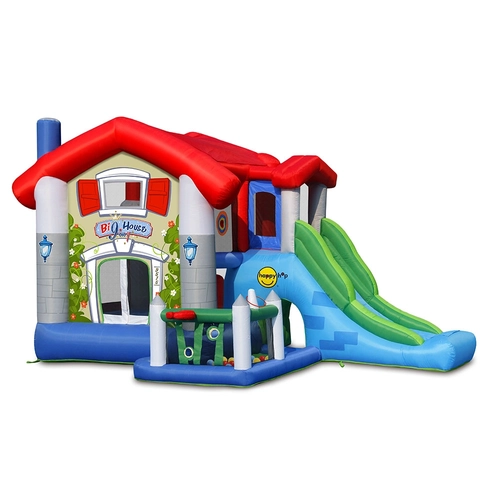 Детски игрален център къща с пързалка и топки 455x330x265 PAT64456 Детски игрален център къща с пързалка и топки 455x330x265 PAT64456