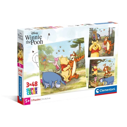 Комплект 3 броя детски пъзела x 48ч. Winnie The Pooh PAT64491 Комплект 3 броя детски пъзела x 48ч. Winnie The Pooh PAT64491