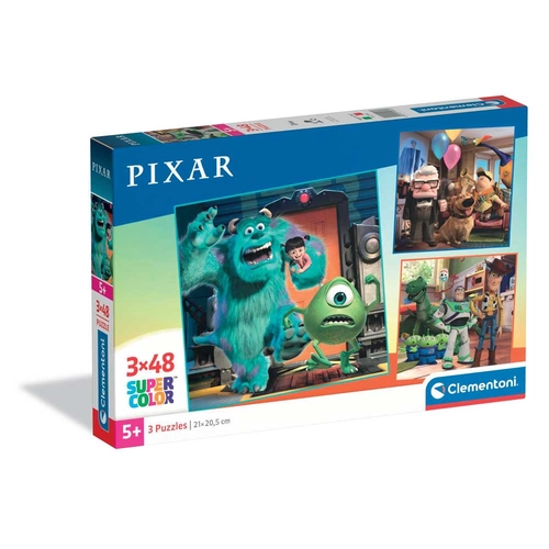 Комплект 3 броя детски пъзела x 48ч. Disney Pixar PAT64492 Комплект 3 броя детски пъзела x 48ч. Disney Pixar PAT64492