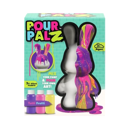 Детски комплект Зайче за оцветяване Tutti Frutti PAT64677