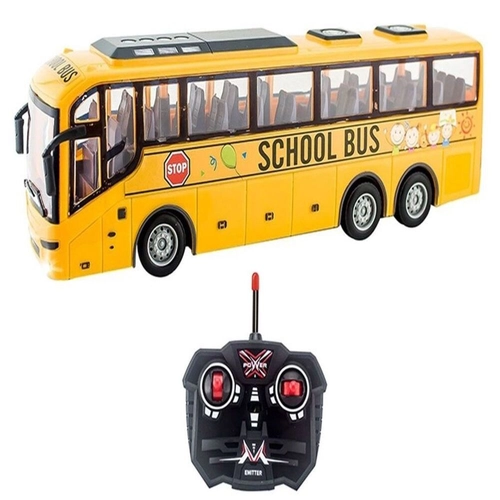 Детски жълт училищен автобус с дистанционно City Bus Radio/C PAT64984