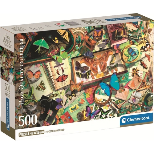 Детски занимателен пъзел 500 части The Butterfly Collector PAT64992