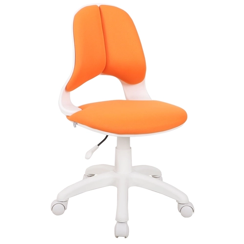 Детски светлооранжев въртящ се стол 6017-2 PAT65180