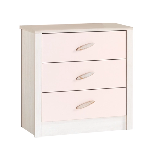 Детски скрин за дрехи с 3 чекмеджета Pink House PAT65314