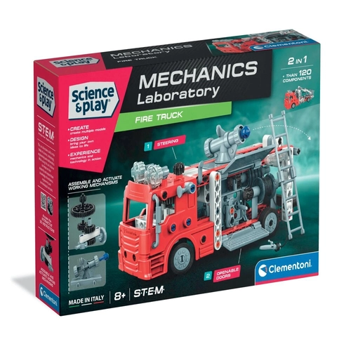 Детски конструктор Камион Пожарна Mechanics Laboratory 120ч. PAT66367