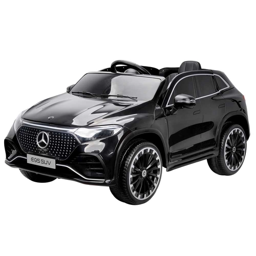Детска черна акумулаторна кола 12V MERCEDES BENZ EQS SUV PAT66791