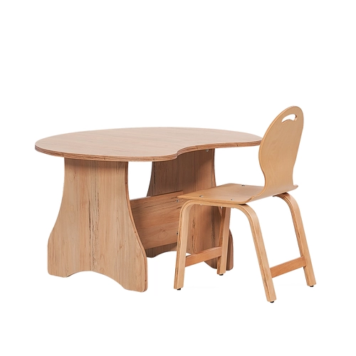 Дървена бежова детска маса за игра 795C PAT67473