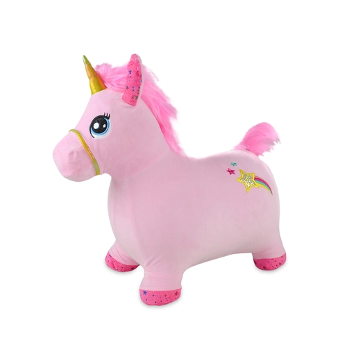 Детско розово подскачащо конче със звук PAT67813