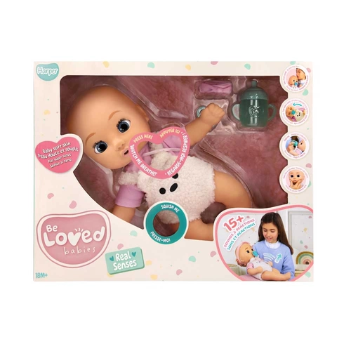 Детска реалистична кукла Бебе Be Loved Harper Дишаща PAT68418