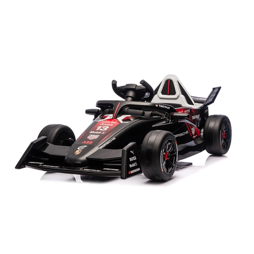 Детска червена електрическа кола Formula E Porsche  PAT68521