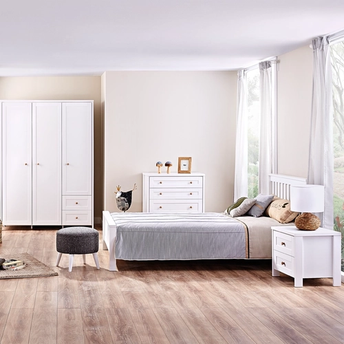 Бяло нощно шкафче за детска стая Oslo PAT68864