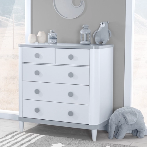 Скрин за детски дрехи с пет чекмеджета Aden PAT68912