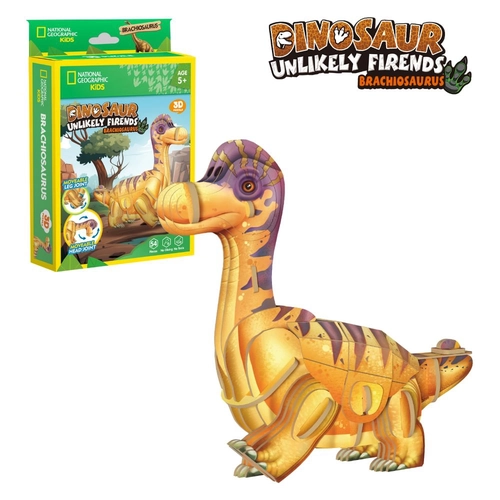 Детски занимателен пъзел 3D Dinosaur Брахиозавър 54ч. PAT69689