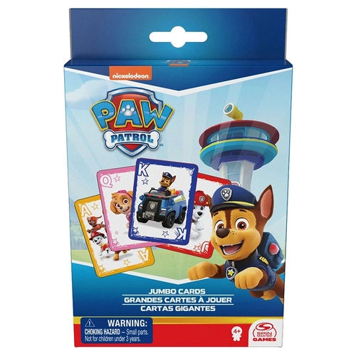 Детски карти за игра Paw Patrol Jumbo Cards PAT71602