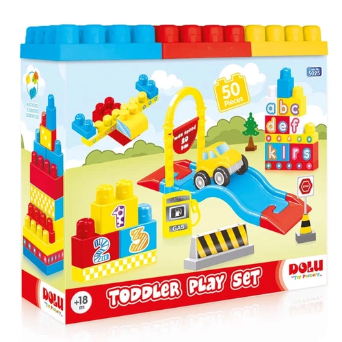 Детски занимателен конструктор Toddler play set 50ч. в кутия PAT71725