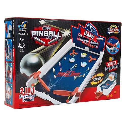 Детска настолна игра 2 в 1 Баскетбол и Пинбол PAT71782