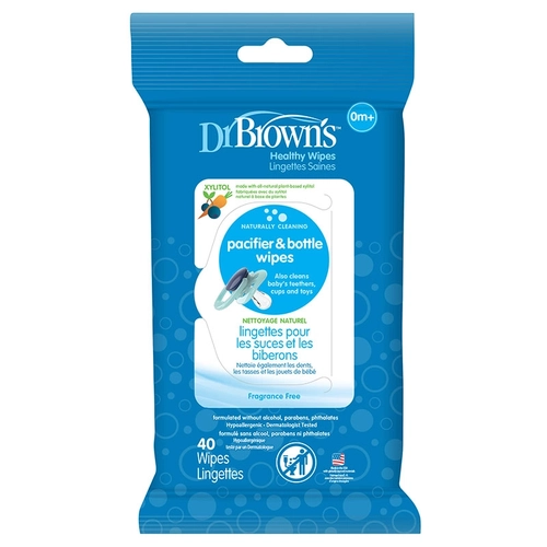 Мокри кърпи за бебешки залъгалки и бебешки шишета 40 броя PAT71830