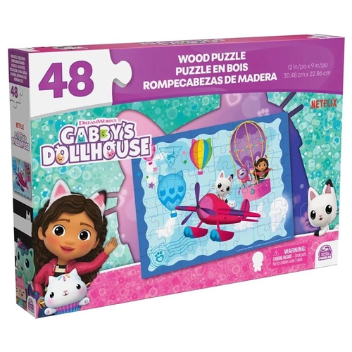 Детски дървен пъзел Gabbys Dollhouse 48 ч. PAT71963