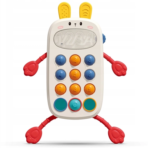 Бебешка многофункционална сензорна играчка Заек PAT72062