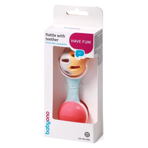 Бебешка дрънкалка с гризалка PAT72067