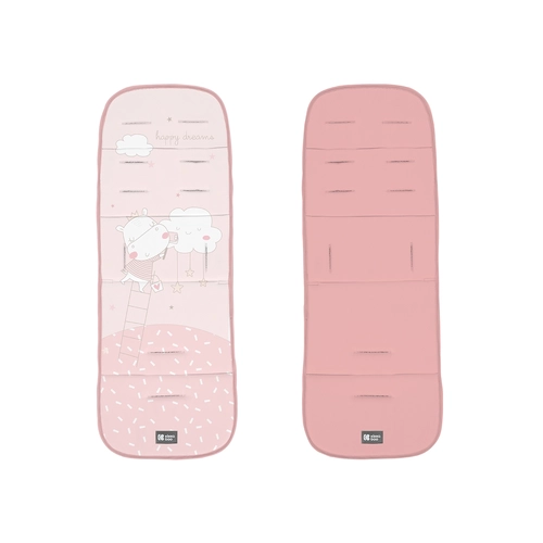 Розова подложка за бебешка количка Hippo Dreams PAT72501