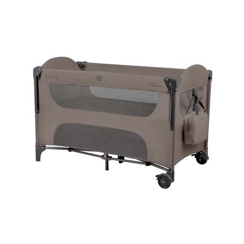 Бебешка бежова кошара на две нива Milky Way Beige 2026 PAT72592