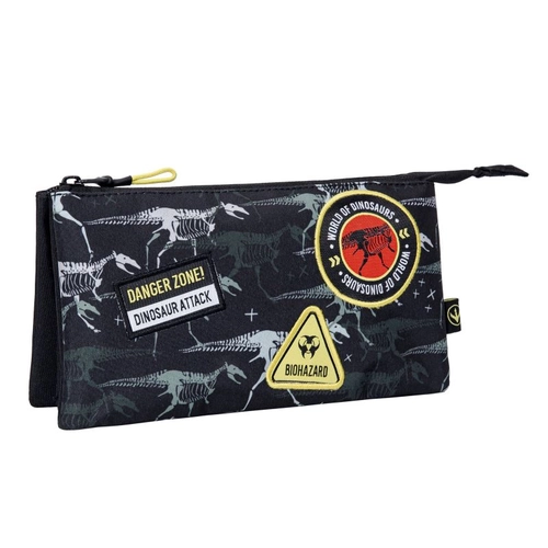 Детски ученически несесер с 3 отделения T-rex Danger Zone PAT72755