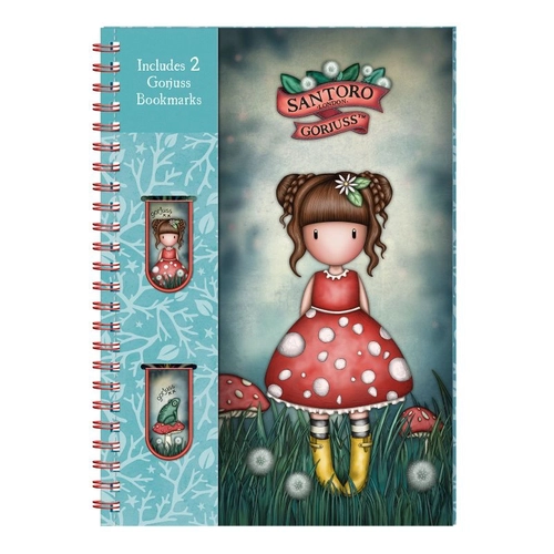 Тефтер с 2 книгоразделителя In The Forest Little Mushroom PAT72765