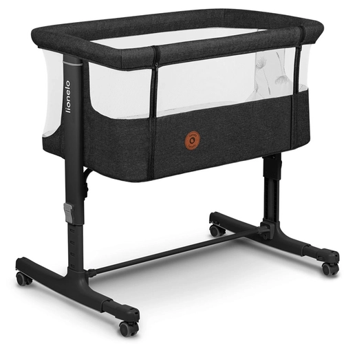 Бебешка кошара с падаща страна 3в1 Aurora Grey Graphite PAT72884