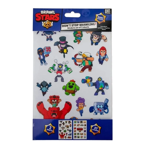 Детски стикери Brawl Stars 38 броя PAT73030
