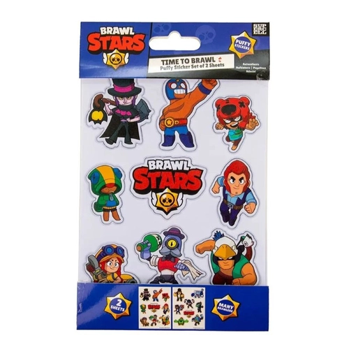 Детски стикери Brawl Stars обемни 17 броя PAT73031