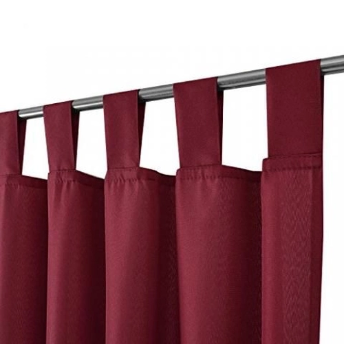 Луксозно перде с лек затъмняващ ефект детска стая Бордо PAT73327