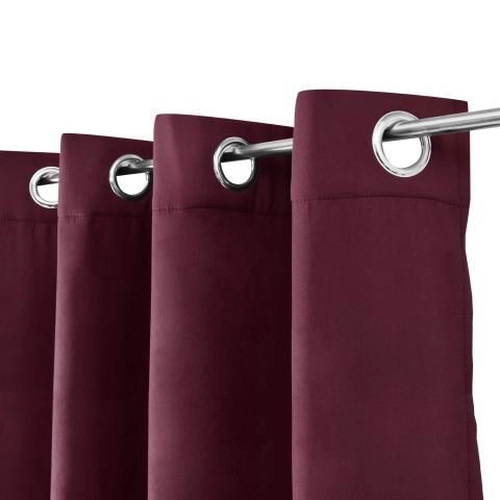 Луксозно перде с лек затъмняващ ефект Бордо PAT73329