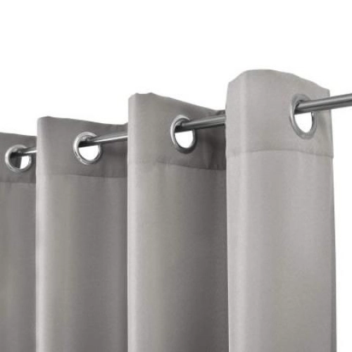 Сиво луксозно перде с лек затъмняващ ефект за детска стая PAT73330