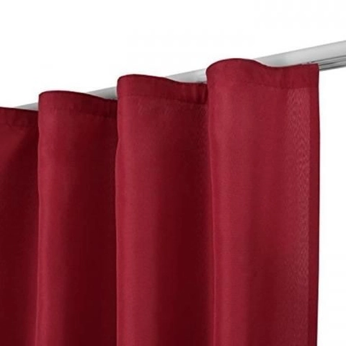 Луксозно червено перде с лек затъмняващ ефект за детска стая PAT73332