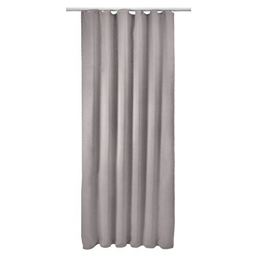 Светло сиво перде с лек затъмняващ ефект за детска стая PAT73334