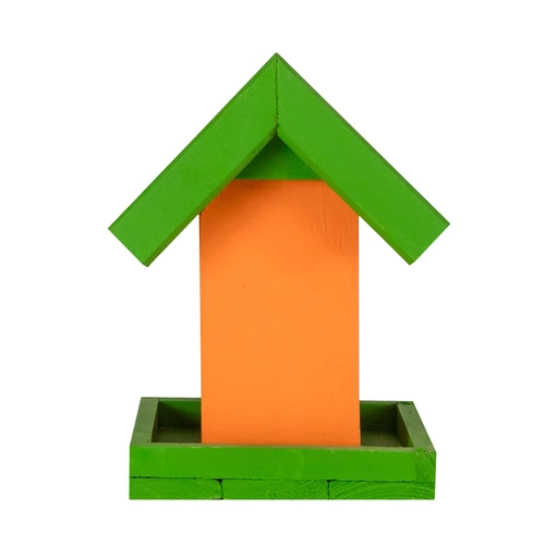 Детска хранилка за птици оранжево-зелена 19x17x24,5см PAT73335