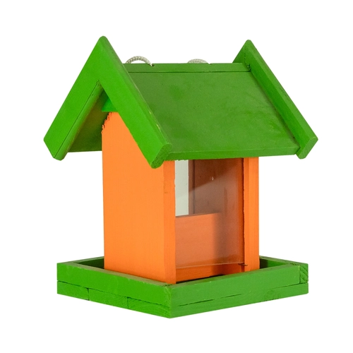 Детска хранилка за птици оранжево-зелена 19x17x24,5см PAT73335