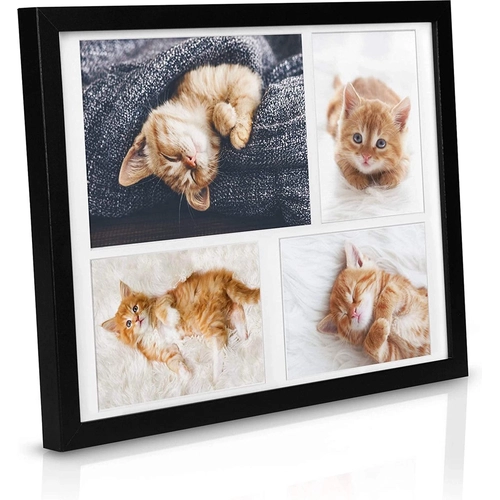 Мултирамка Bomoe Galeria за 4 снимки 10x15cm и 15x21cm Черна PAT73337