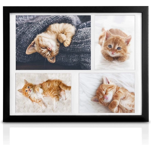 Мултирамка Bomoe Galeria за 4 снимки 10x15cm и 15x21cm Черна PAT73337