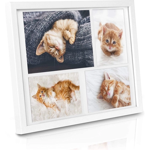 Мултирамка Bomoe Galeria за 4 снимки 10x15cm и 15x21cm Бяла PAT73338