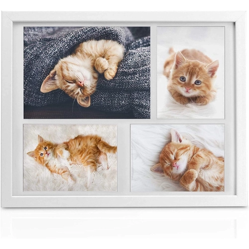 Мултирамка Bomoe Galeria за 4 снимки 10x15cm и 15x21cm Бяла PAT73338