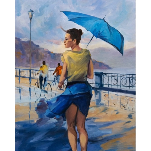 Детски комплект Рисуване по номера Флирт с вятъра 40х50см PAT73342