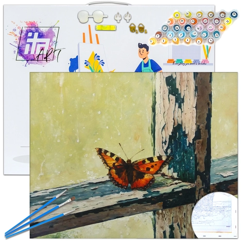 Детски комплект Рисуване по номера Минали времена 40х50см PAT73350